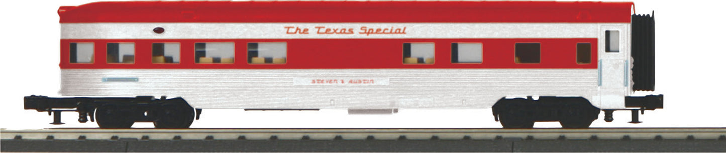 MTH 30-67916 O Texas Special RailKing 60' Streamlined Observation Car