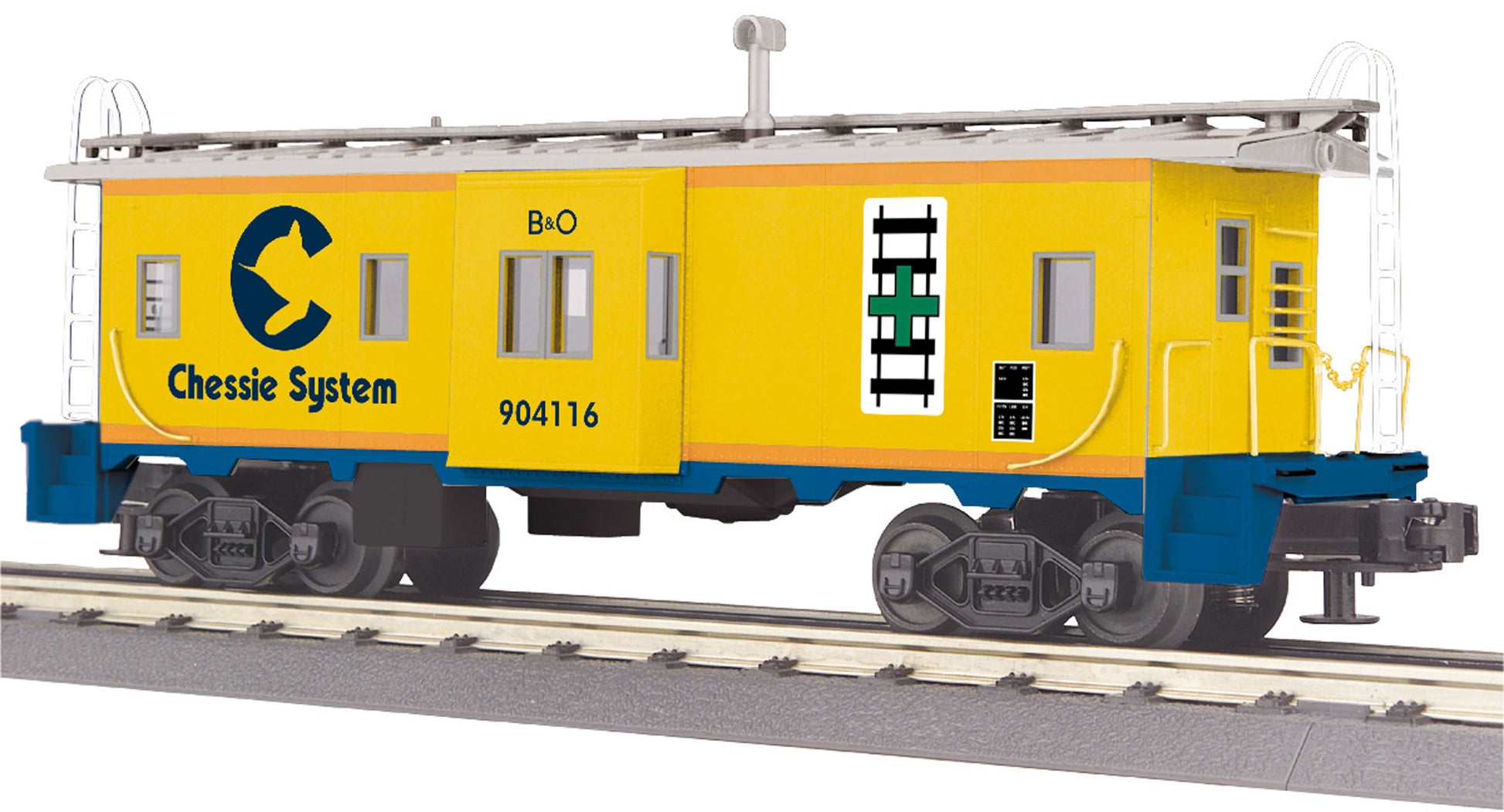 MTH 30-77297 O Chessie RailKing Bay Window Caboose