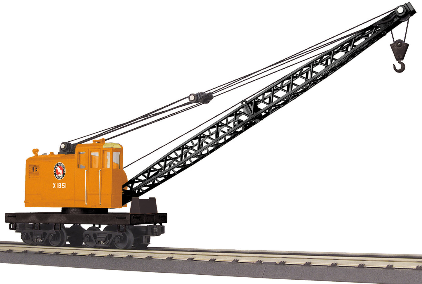 MTH 30-79520 O Great Northern RailKing American Crane Car