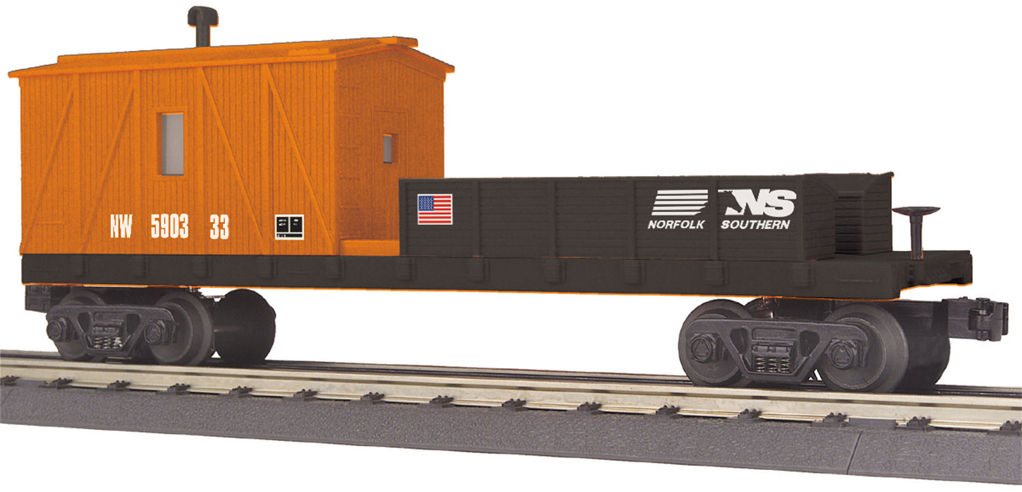 MTH 30-79522 O Norfolk Southern RailKing Crane Tender Car