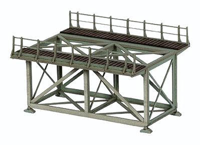 Noch 67023 HO Straight Steel Deck Truss Bridge Approach Kit
