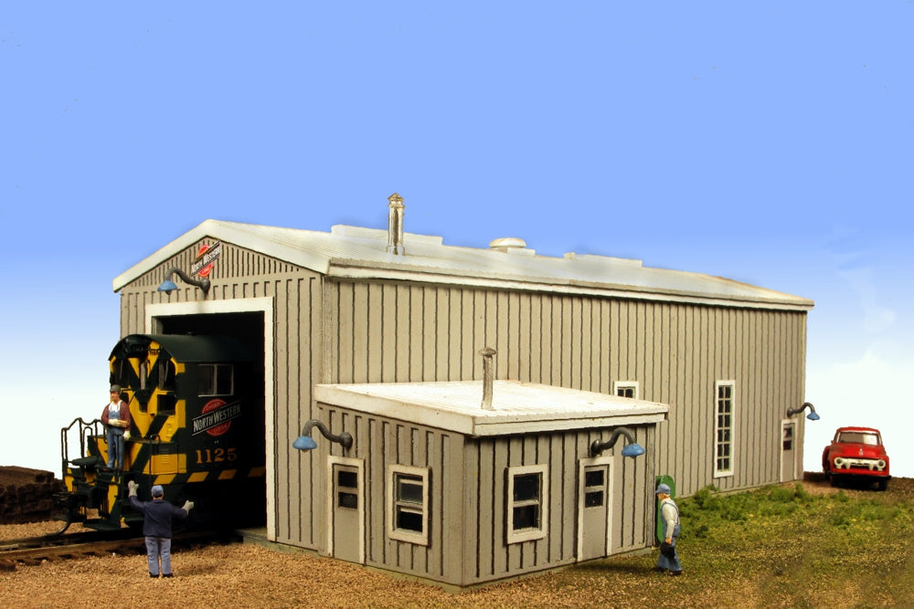 Monroe Models 2219 HO Diesel Engine House