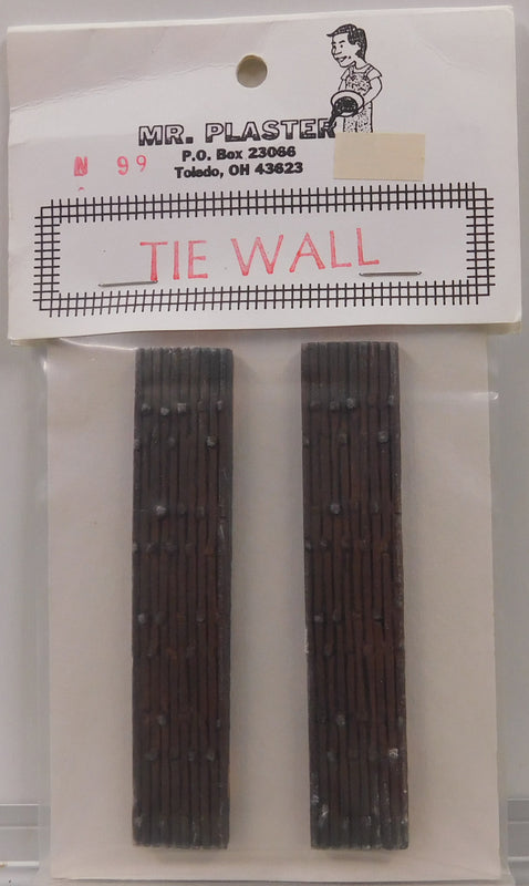 Mr. Plaster N99 N Scale Tie Wall