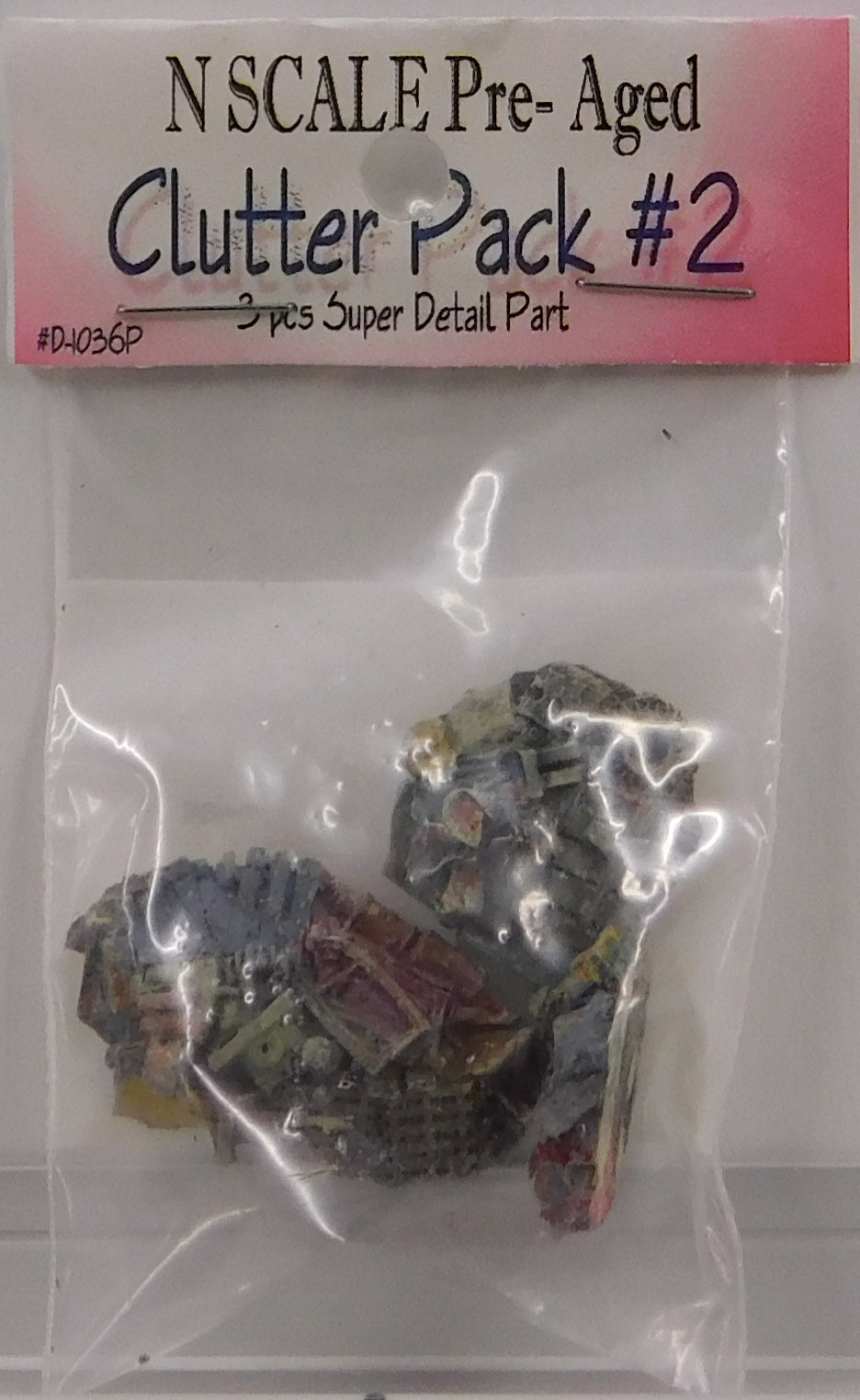 Model Tech Studios D-1036P N Clutter Pack #2