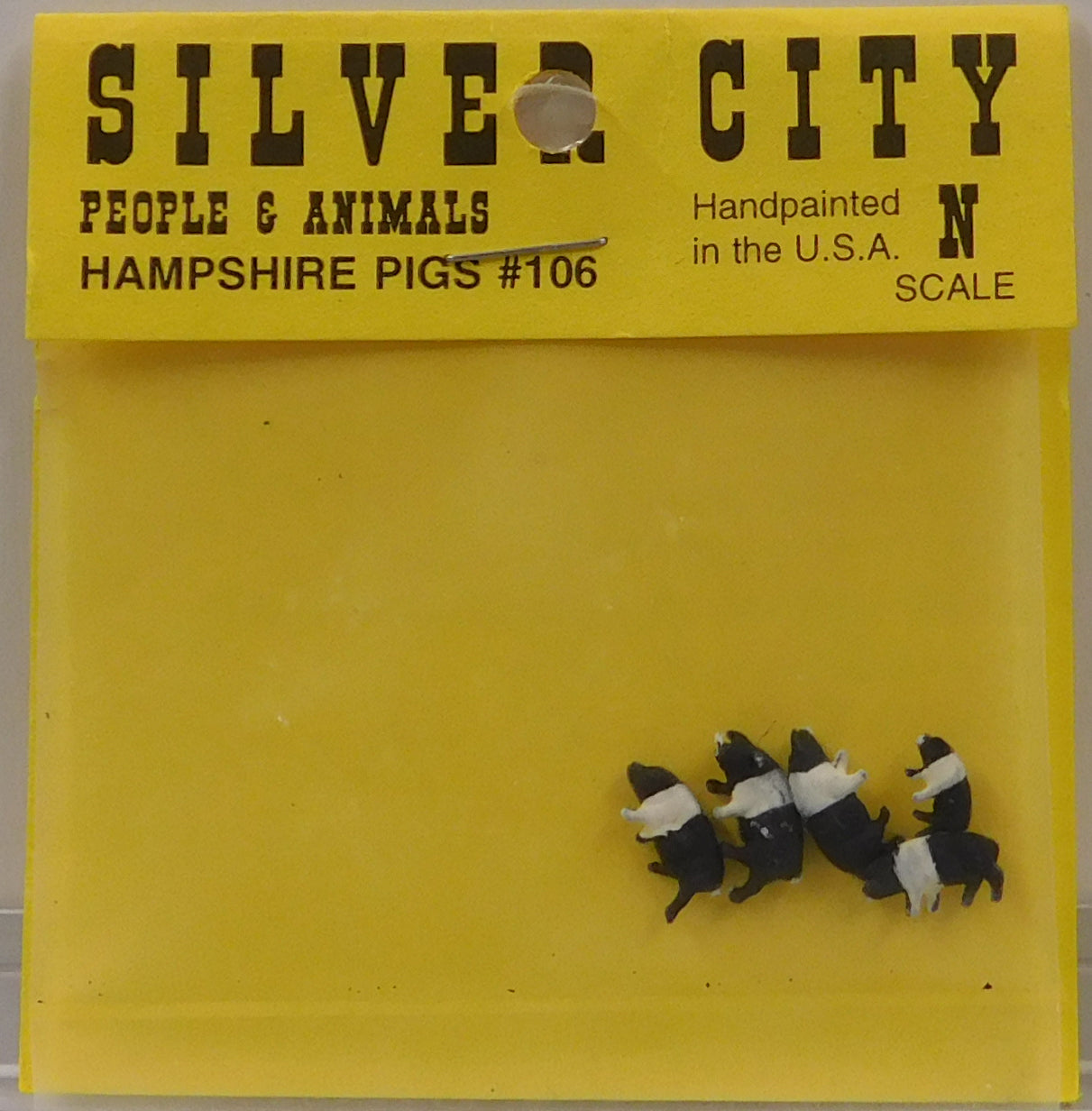 Silver City 106 N Hampshire Pig Figures (Set of 5)