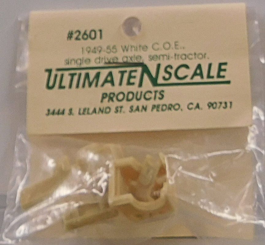 Ultimate N Scale 2601 N 1949-55 White C.O.E. Single Axle Semi-Tractor