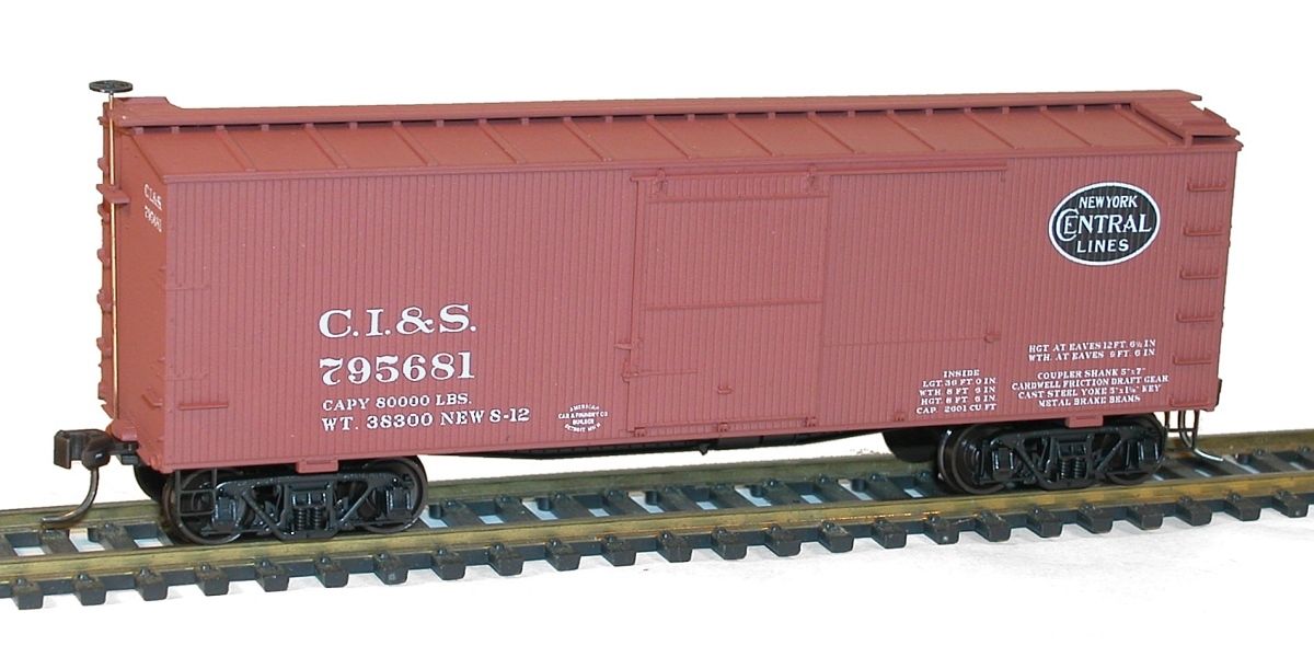 Accurail 80862 HO Chicago,Indiana & Southern 36' Double-Sheathed Boxcar #795681