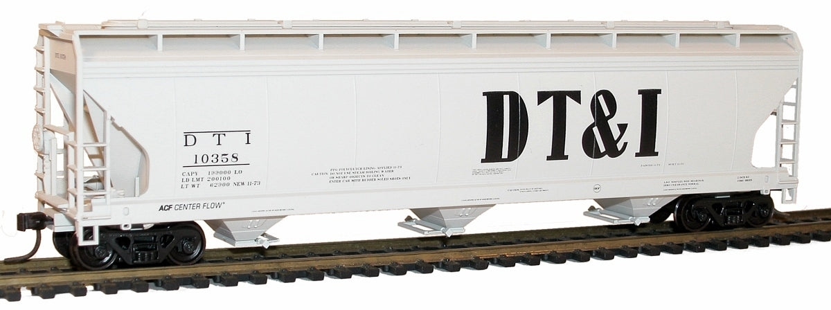 Accurail 20281 HO Detroit Toledo and Ironton ACF 3-Bay Covered Hopper Kit #10358