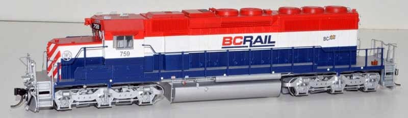 Bowser 24446 HO BC Rail GMD SD40-2 #759