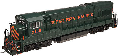 Atlas 10002194 HO Western Pacific GE U23B Diesel Locomotive #2254