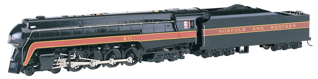 Bachmann 53201 HO N&W Class J 4-8-4 Steam Locomotive w/Sound & DCC #611