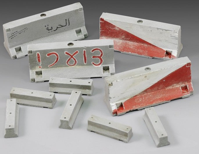 Royal Model 721 1:35 Resin Concrete Traffic Barriers (Set of 10)