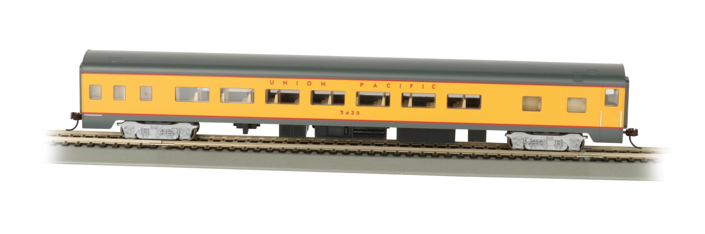Bachmann 14204 HO Union Pacific Smooth-Side Coach with Lighted Interior