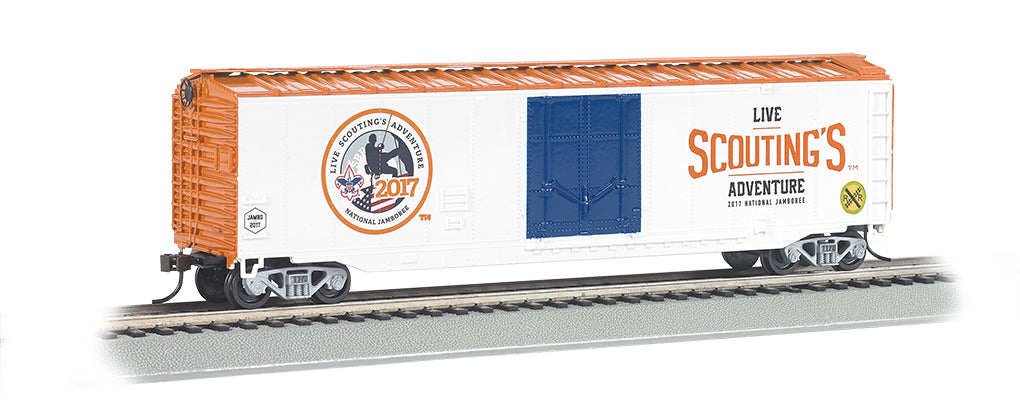 Bachmann 18004 HO Boy Scouts of America Jamboree - 50' Plug Door Box Car