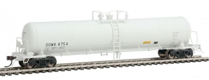 Atlas 20003512 HO Dow Chemical DOWX 20,700-Gallon Tank Car #4754