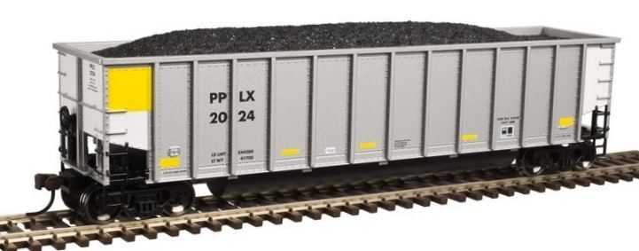 Atlas 20004041 HO Pennsylvania Power & Light Aluminum Coal Gondola Car #2024