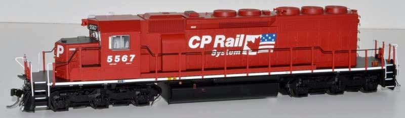 Bowser 24455 HO Canadian Pacific Rail GMD SD40-2 Diesel Loco Standard DC #5567