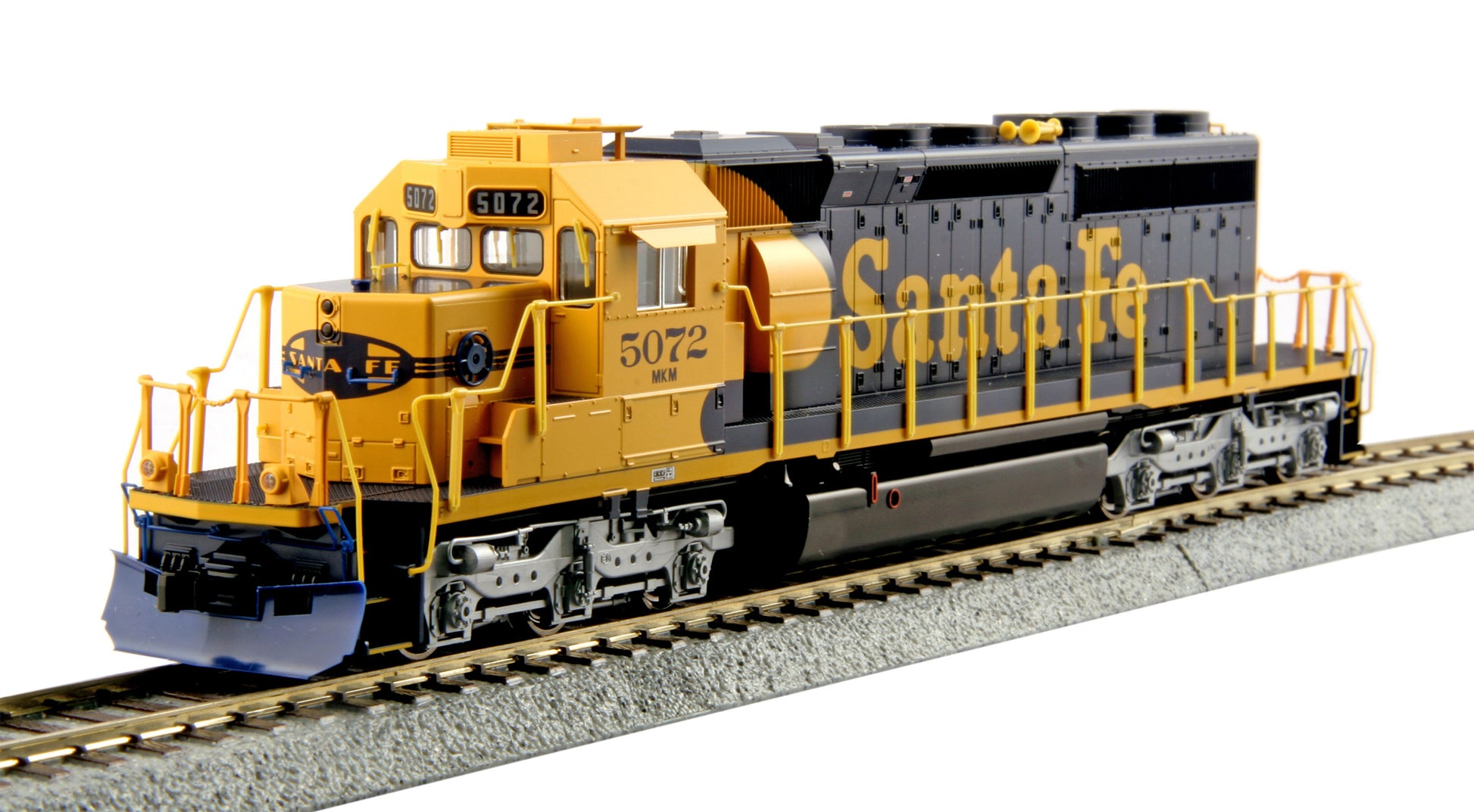 Kato 376616LS HO Santa Fe EMD SD40-2 Diesel Locomotive #5072 w/ DCC & Sound