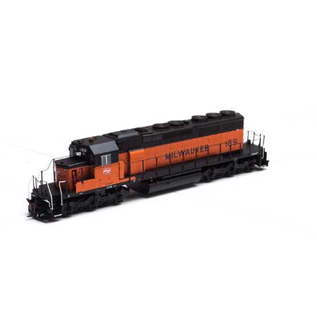 Athearn 16708 HO Milwaukee SD40-2 Diesel Locomotive w/DCC & Sound RTR #159