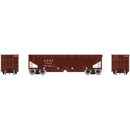 Athearn 14515 HO Santa Fe 40' Offset Ballast Hopper w/Load #77101 R-T-R