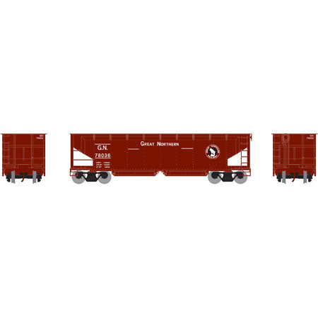 Athearn 14518 HO Great Northern 40' Offset Ballast Hopper w/Load #78036
