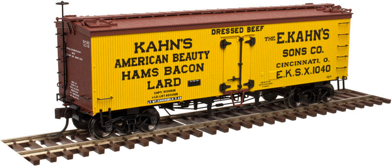 Atlas 20003982 HO Kahn's - American Beauty 36' Wood Reefer #1041
