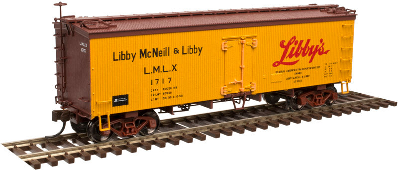Atlas 20003984 HO Libby's 36' Wood Reefer #1717