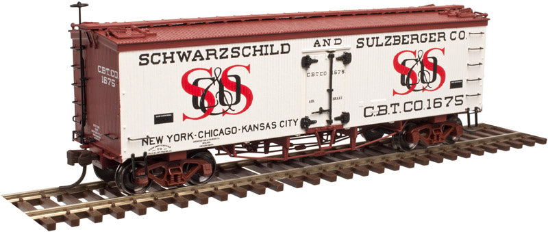 Atlas 20003987 HO Schwarzchild & Sulzberger 36' Wood Reefer #1675