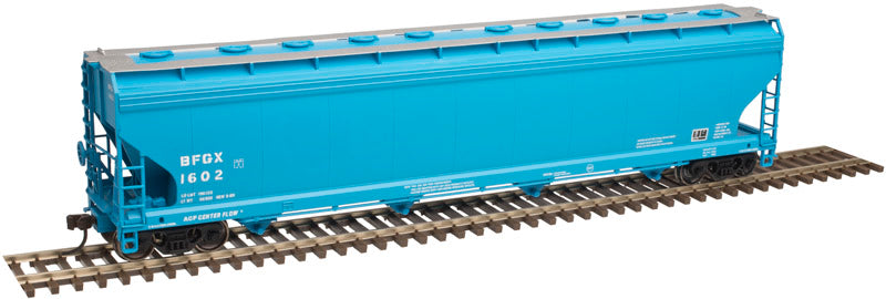 Atlas 20003562 HO Scale Oxy ACF 5800 Covered 4-Bay Plastics Hopper #1691  #1691