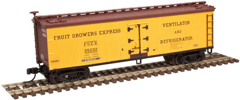 Atlas 50002687 N Fruit Growers Express 40' Wood Reefer Car #35288