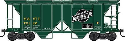 Bowser 41321 HO Minneapolis & St. Louis 70 Ton 2 Bay Hopper Cars #70144