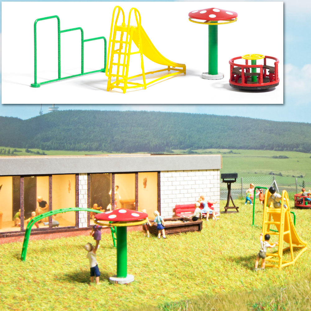 Busch 1163 HO Playground Equipment