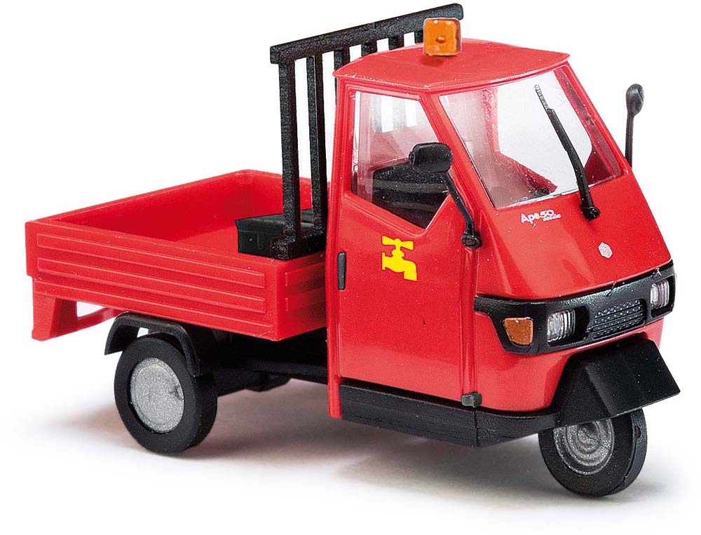 Busch 48488 HO 2006 Piaggio Ape 50 3-Wheel Pickup Truck - German Technical