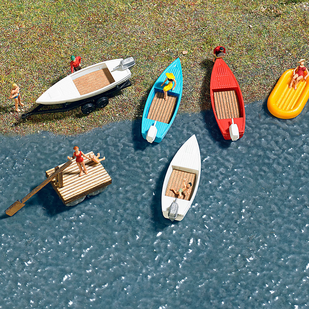 Busch 8057 N Boat/Raft Set