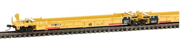 Walthers 929-8108 N Trailer-Train Thrall Art. 48' Well Car #72890 (Set of 5)