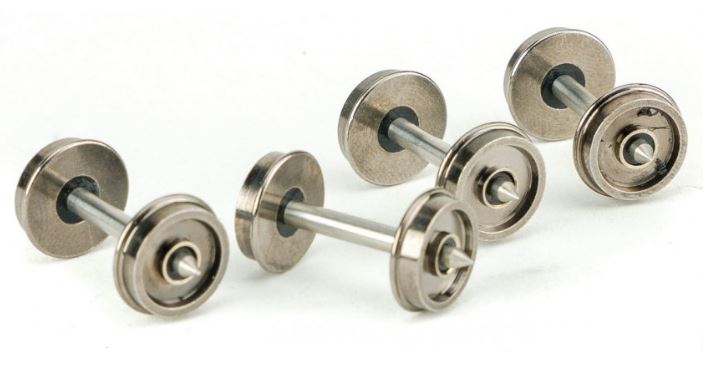 Walthers 920-2305 HO 36" Turned Metal Wheelsets with Metal Axles (Pack of 100)