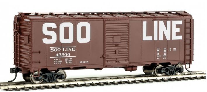 Walthers 910-2707 HO Soo Line 40' AAR Modified 1937 Boxcar #43600