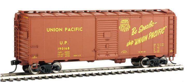 Walthers 910-2712 HO Union Pacific® 40' AAR Modified 1937 Boxcar #190168