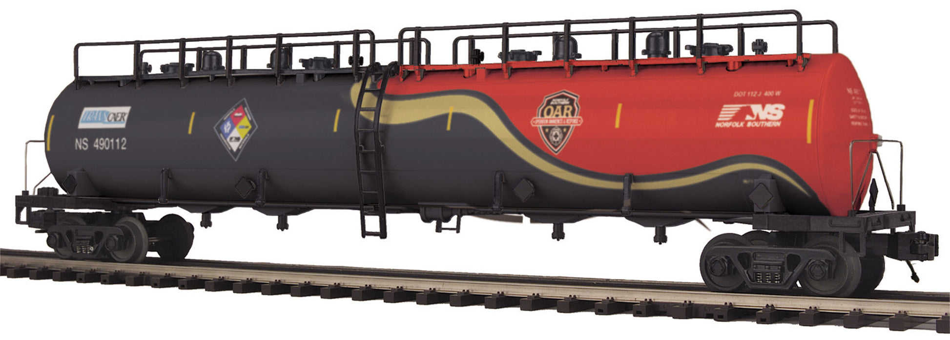MTH 20-96738 O Norfolk Southern First Responders 20,000g 4-Compartment Tank Car