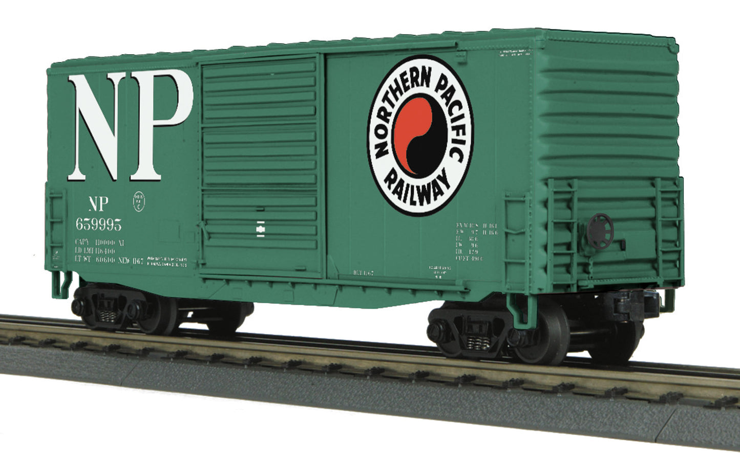 MTH 30-74878 O Northern Pacific RailKing 40' High Cube Box Car
