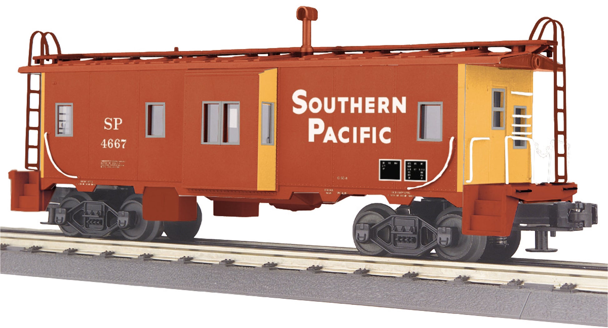 MTH 30-77309 O Southern Pacific RailKing Bay-Window Caboose