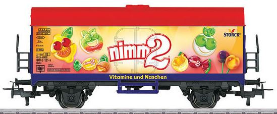 Marklin 44215 HO Nimm2 August Storck Type Ibehs Refrigerator Car - 3-Rail