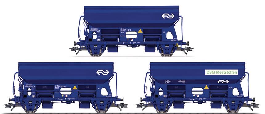 Marklin 46305 HO 3-Rail Dutch State Railways NS Type TDS Hopper Car Set (3)