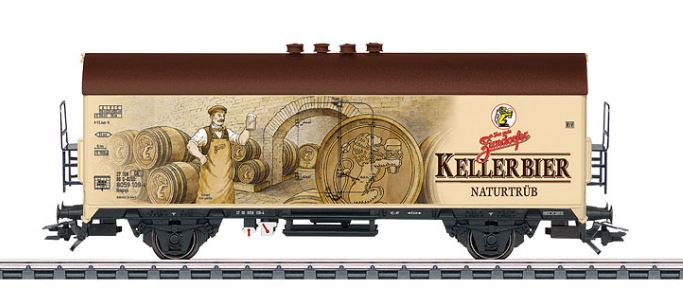 Marklin 45024 HO Zirndorfer Beer Type Ibopqs Refrigerator Car - 3-Rail