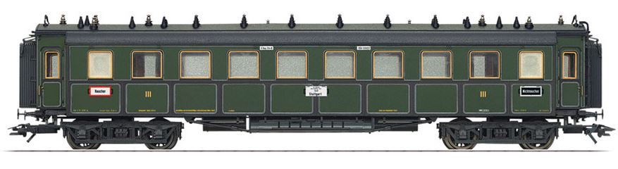 Marklin 41359 HO Royal Bavarian State Railroad Ccu 3rd Coach 3-Rail  #2