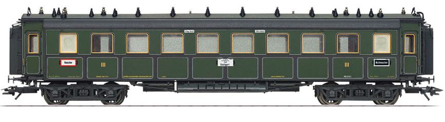 Marklin 41358 HO Royal Bavarian State Railroad Ccu 3rd Coach 3-Rail #1
