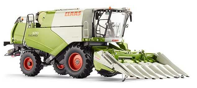 Wiking 77818 1:32 Claas Tucano 570 Combine with Conspeed Corn Head 8-75