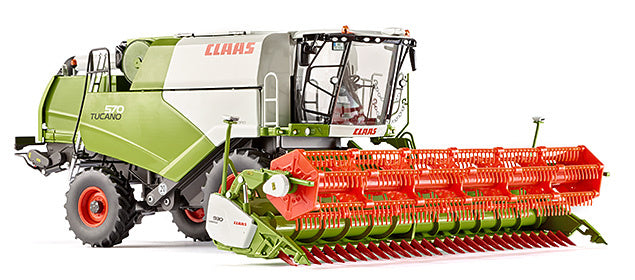 Wiking 77817 1:32 Claas Tucano 570 Combine with V 930 Grain Mower