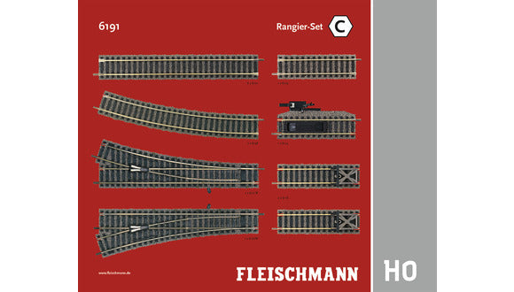 Fleischmann 6191 HO Shunter Set C Track Pack