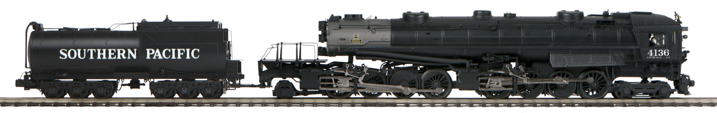 MTH 22-3708-2 O Southern Pacific 4-8-8-2 AC-6 Cab Forward Steam Engine #4136